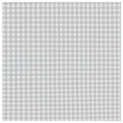 Gray Gingham Checkered Blankets