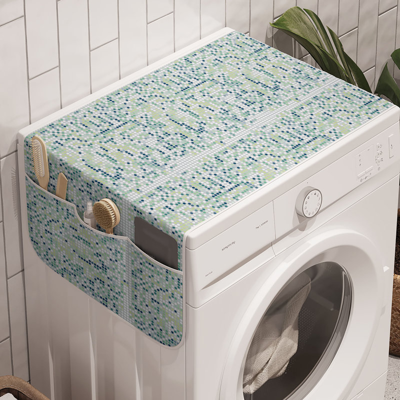 Ambesonne Abstract Washing Machine Organizer Pack of 2 47" x 18.5" Multicolor