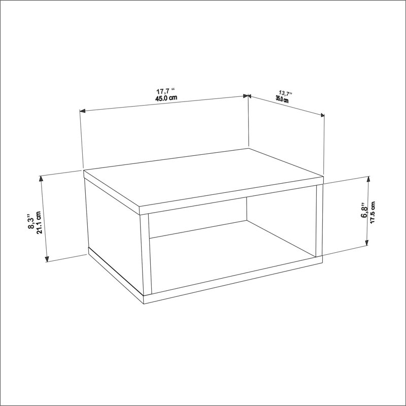 Table de chevet, Blanc
