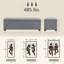 Banc de rangement, banc de rangement avec repose-pieds, banc de bout de lit-139826912