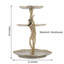 Support décoratif à 3 niveaux en aluminium et doré Calla Lily