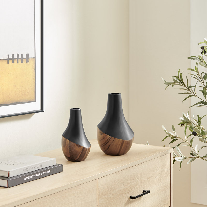 Ensemble de 2 vases de table Masanari