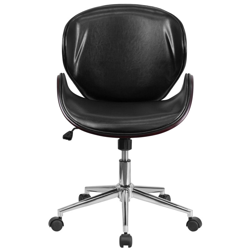 Chaise de travail, Acajou / Noir