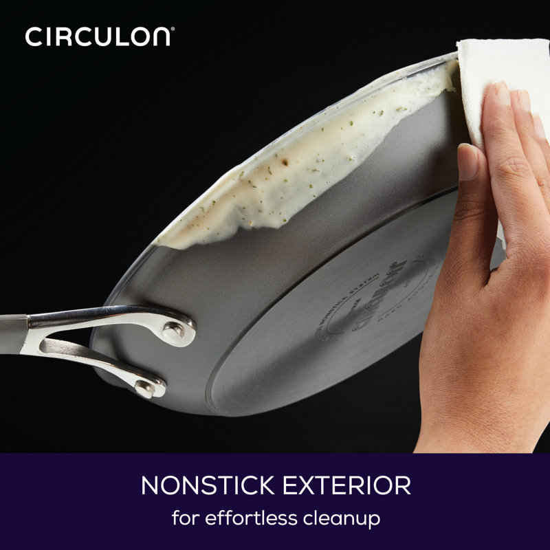 Circulon Radiance Hard Anodized Nonstick Frying Pans / Skillet Set, 8.5 Inch and 10 Inch