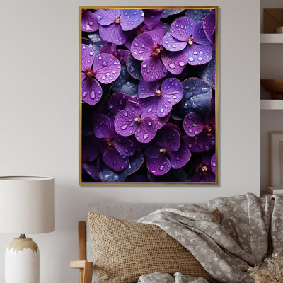«Mauve surréel», reproduction sur toile