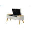 Banc de rangement repose-pieds ovale-1371593515