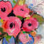 «Bouquet in Pink», reproduction d'art sur toile tendue-895465464