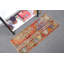 Tapis de couloir turc en laine fabriqué à la main avec un design bohème coloré pour un vestibule ou un espace décoratif