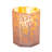 Pink Frosted Mercury Glass Octagonal Candle Holder-702557482