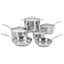 Cuisinart Chef's Classic 10 Piece Stainless Steel Cookware Set