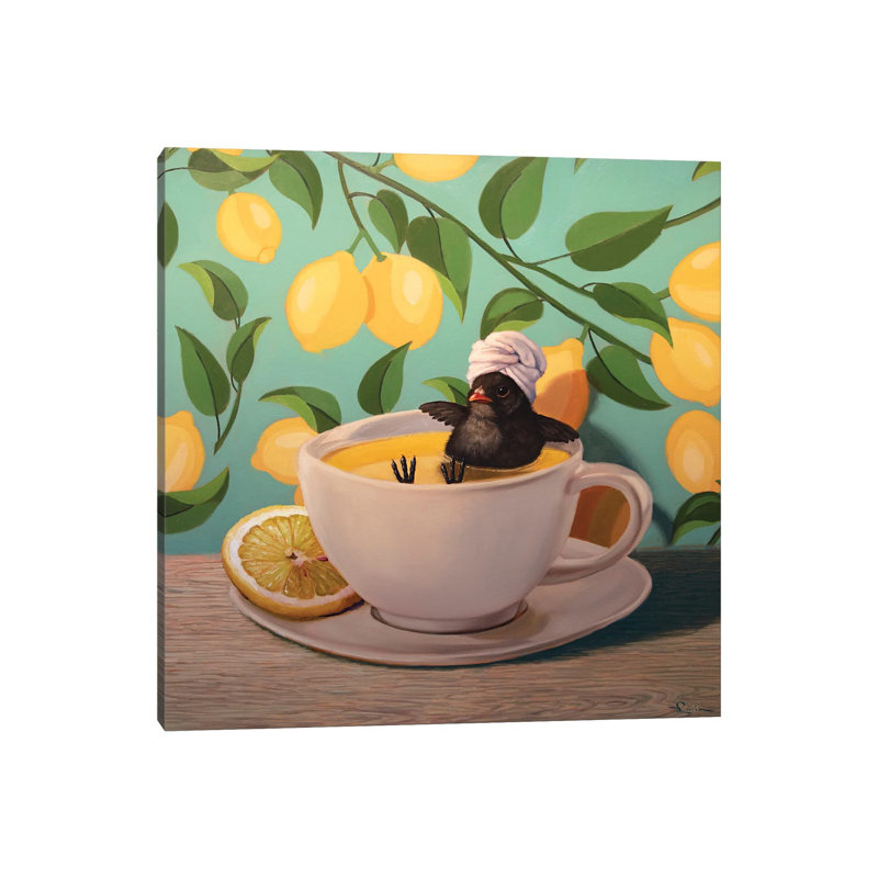 Quand la vie vous donne des citrons_1PC6, Sans cadre, toile, H 18 po x l 18 po