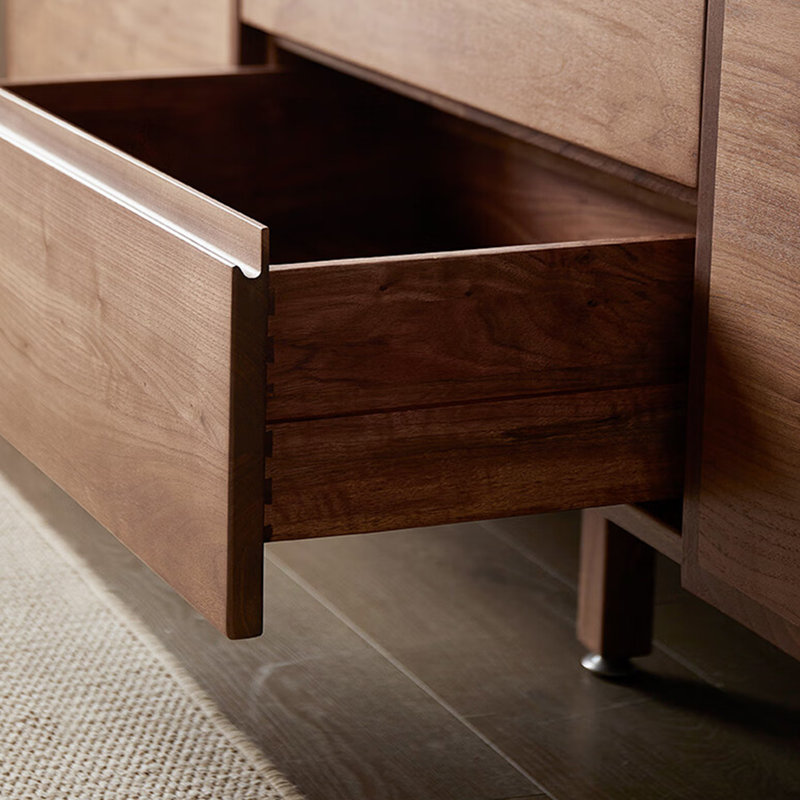 Buffet rétro simple et léger de luxe, H 33,2 po x l 78,7 po x P 23,6 po