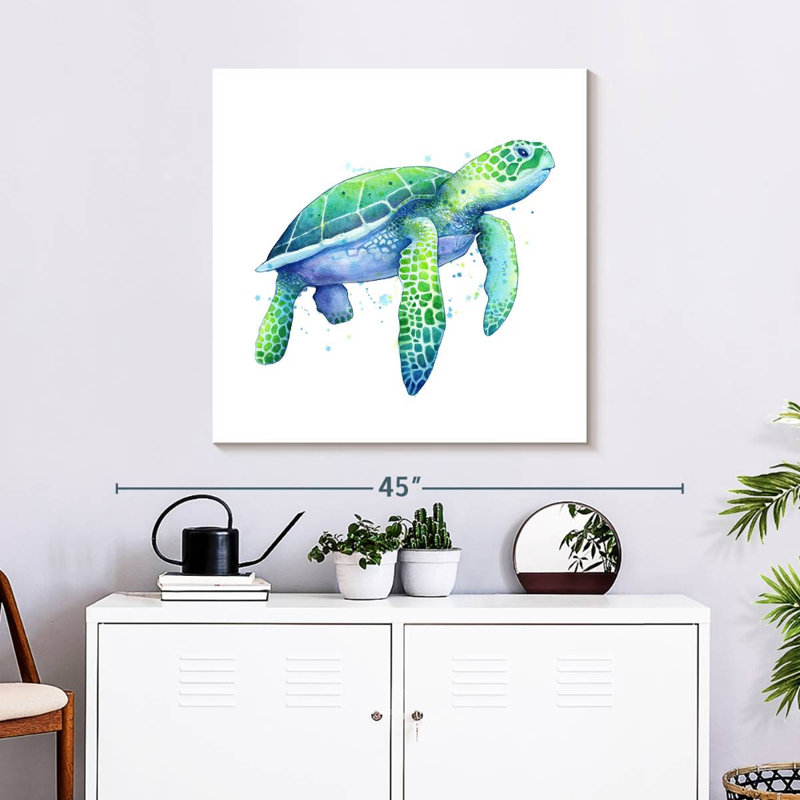 Crowle Sea Turtles, 30" H x 30" W