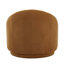 Fauteuil demi-tonneau pivotant rembourré Aunna-1325850115