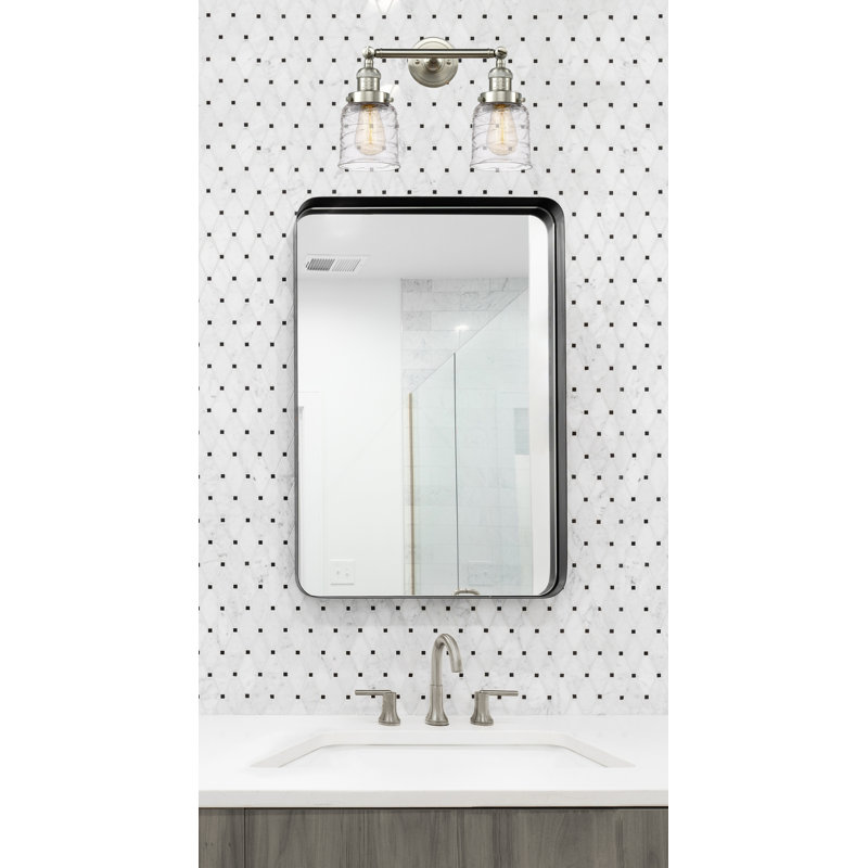 Éclairage pour salle de bain 2 lumières à intensité variable ClipperCove, Ampoule incandescente rétro de 60 watts
