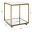 Florabella Glass End Table