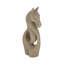 Sculpture décorative de cheval pour la cuisine, la maison et le salon - Figurine et statues modernes pour bureau ou table basse - Objets de décoration uniques - 15 po, beige