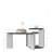32.68" And 16.93" Round Coffee Table End Table Sofa Table Side Table Set With Black Oak Veneer Surface 25Mm MDF For Living Room Dinning Room Bedroom, Sintered Stone Legs Black, 83 + 43Cm Diameter-551110493