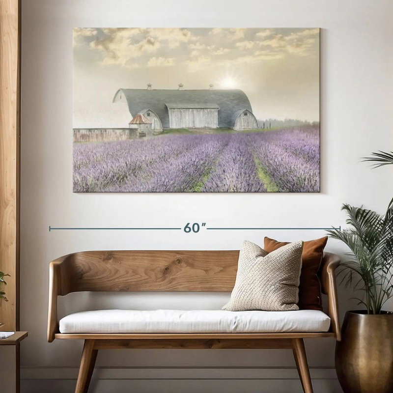 Alvord Lavender Morning, H 34 po x l 51 po
