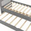 Lit plateforme simple / lit de jour en bois massif avec tiroirs et lit gigogne-1809542316