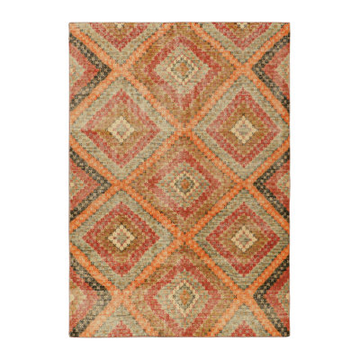 One-of-a-Kind Rectangle 9'11" X 13'2" 1950s Wool Area Rug