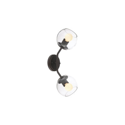 AAEC18357EEA4A999E5134E088086BC2 Meridian 7 In. 2-Light Incandescent Wall Sconce