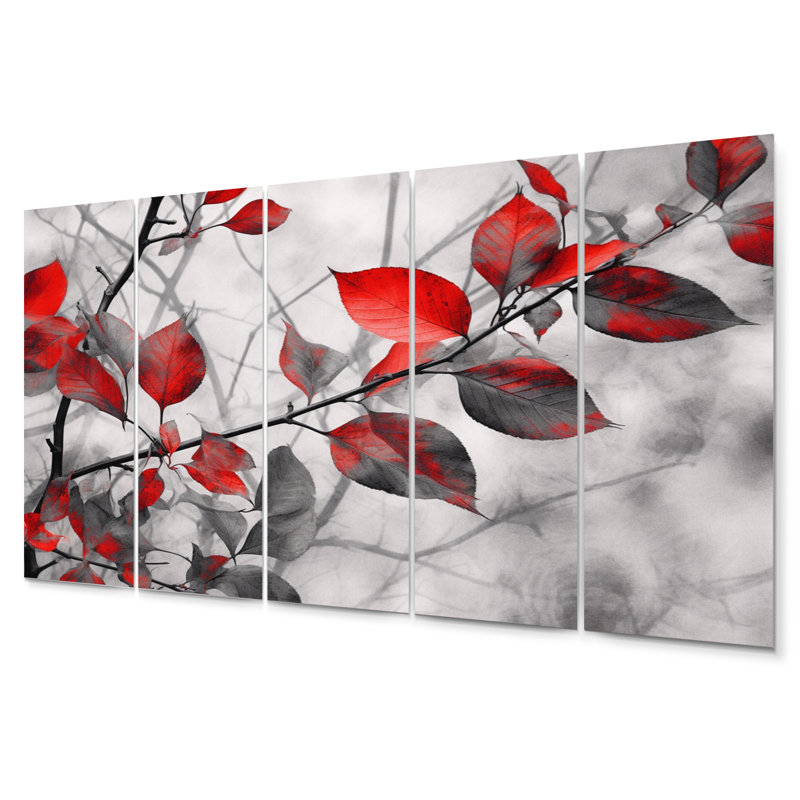 Traditional Plants & Flowers Wall Decor on Metal