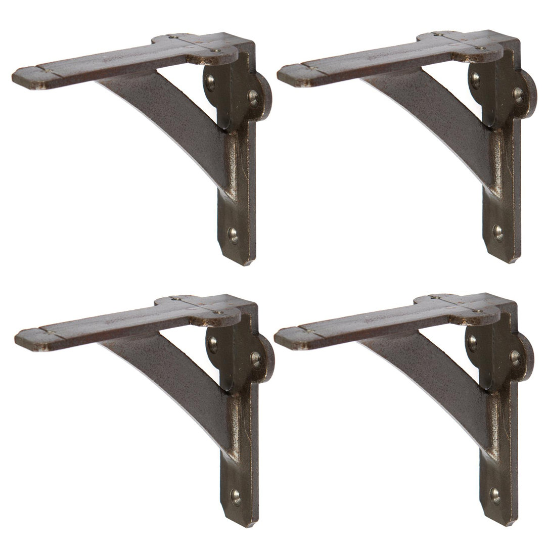 Hammer & Tongs - Iron Shelf Bracket - D100mm - Raw