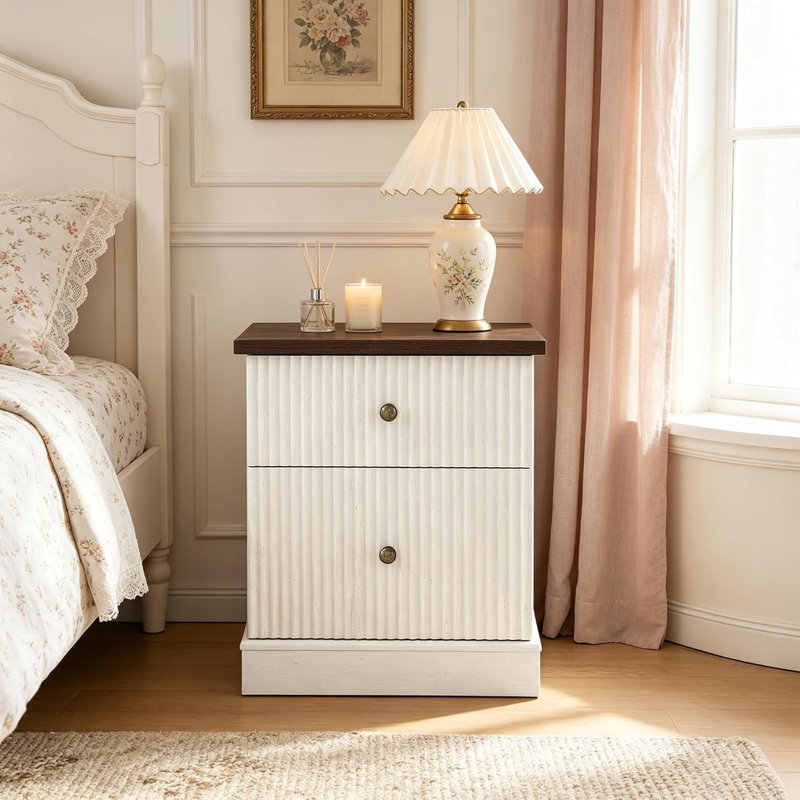 57.7 cm W Chest of Drawers, Brown-white
