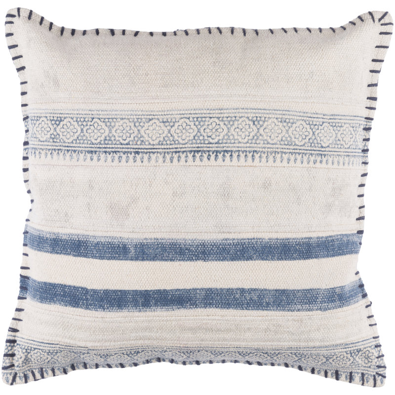 Adham Square Cotton Pillow Cover & Insert