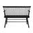Black Chair With Spindle Back And Stable Structure Dependable