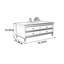 Table basse moderne simple et luxueuse