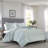 Tommy Bahama Clearwater Cay Blue Seersucker Cotton Duvet Cover Set-865605602