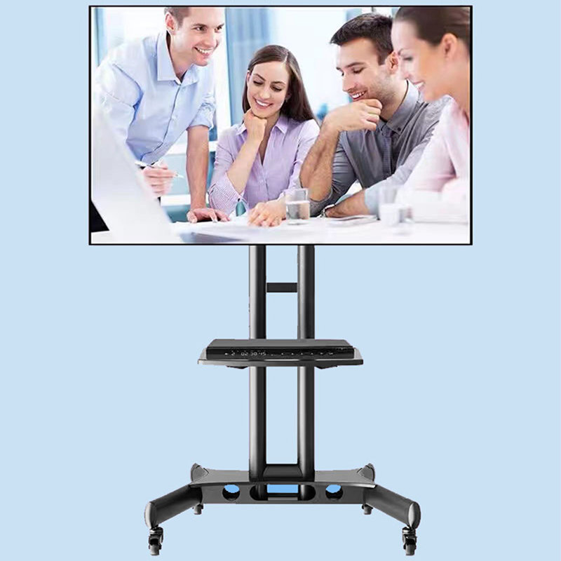 Meuble télé mobile avec support pour téléviseur 32 "à 65" inclinable