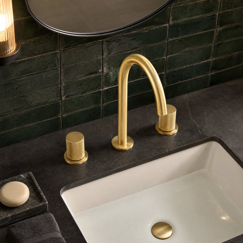 Robinet de lavabo à deux poignées à large entraxe