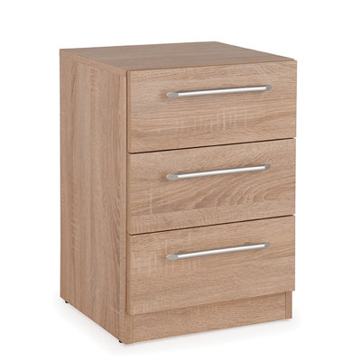 Halstead 40.5cm W Manufactured Wood Bedside Table