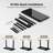Diante Adjustable Glass Top Metal Base Standing Desk-1885698325