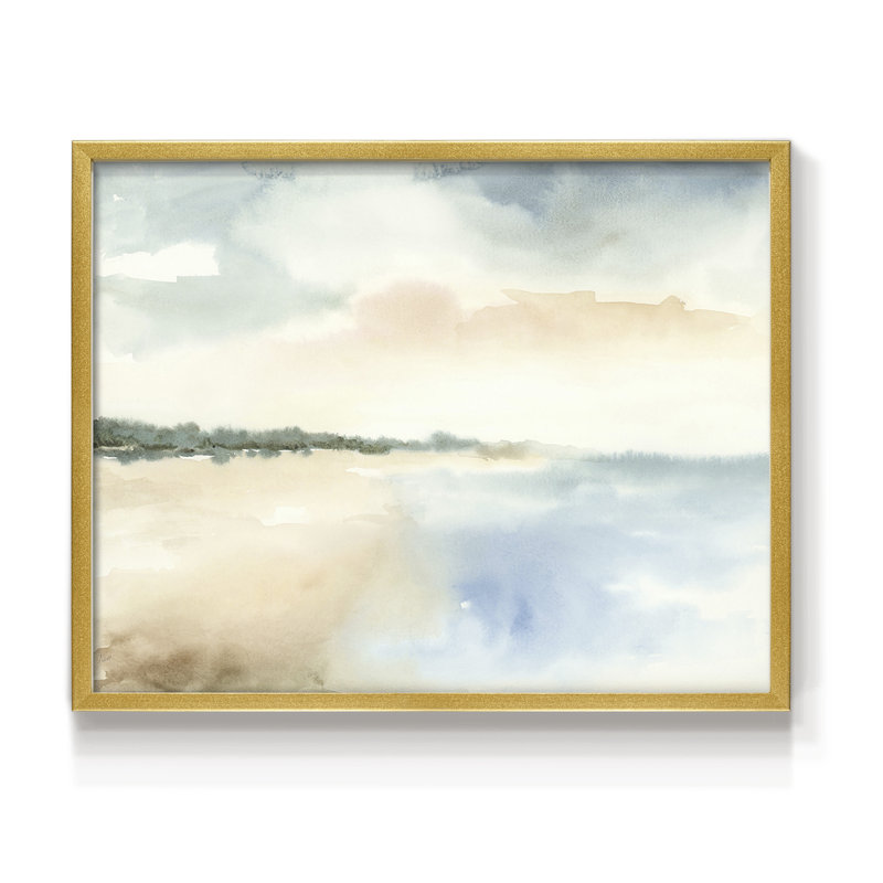Simple Sea -Framed Print - Restickable, 8" H x 10" W