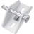 White Finish Push/Pull Sliding Door Lock (Single Pack)