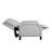 Push Back Reclining Chair Transitional Style Chenille Fabric Self-Reclining Motion Chair 1Pc Cushion Seat Modern Living Room Furniture-1440304908