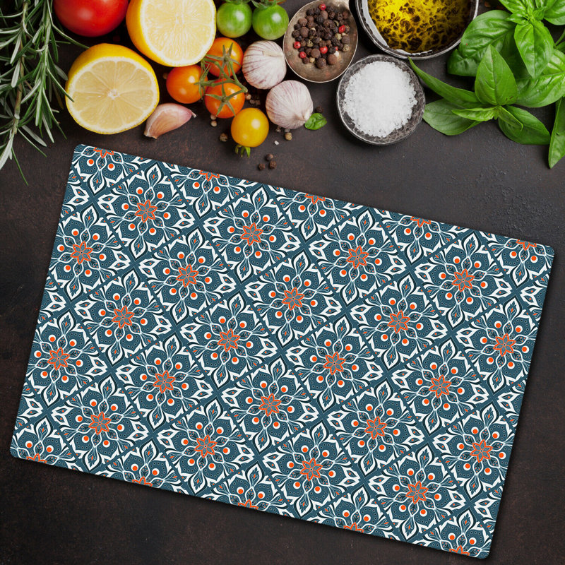 Aric Tempered Glass Chopping Board, 52cm x 60cm