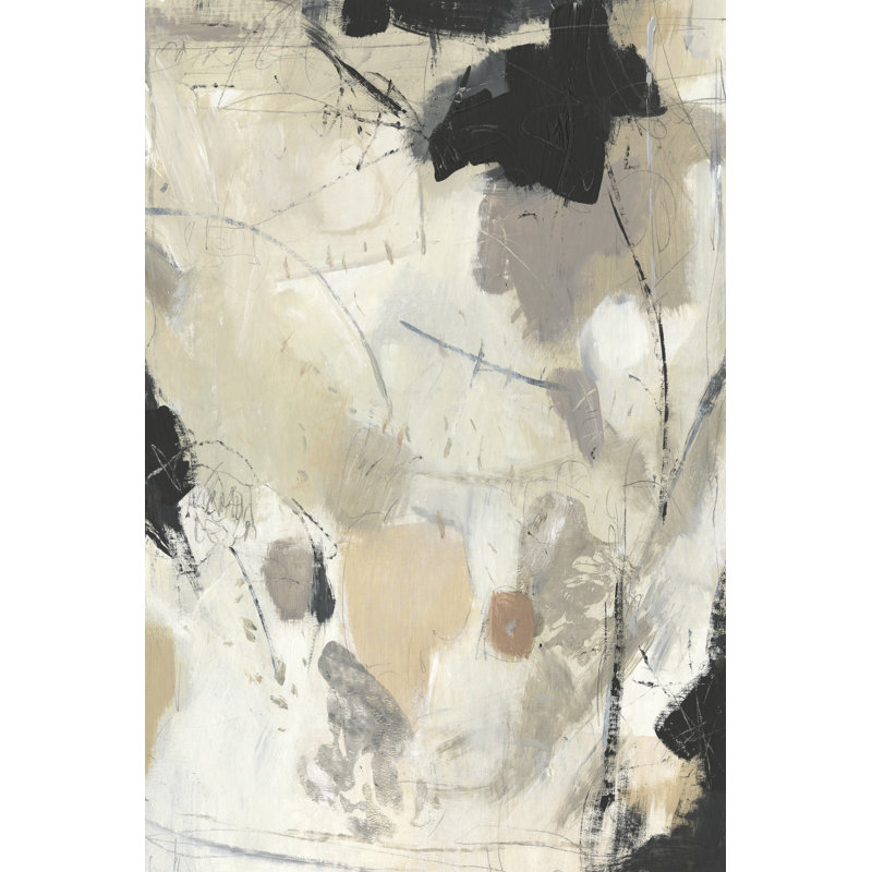 Scattered Remnants II - Painting on Canvas, 122 cm H x 81 cm W, Wrapped Canvas