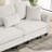 Chenille Convertible Sleeper Sofa Bed with Nailhead Trim-2041488562
