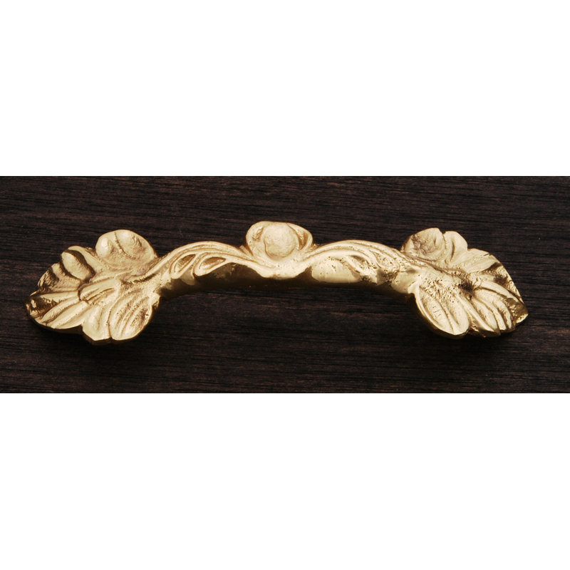 CP Series 3" Center to Center Arch Pull, Polished Brass