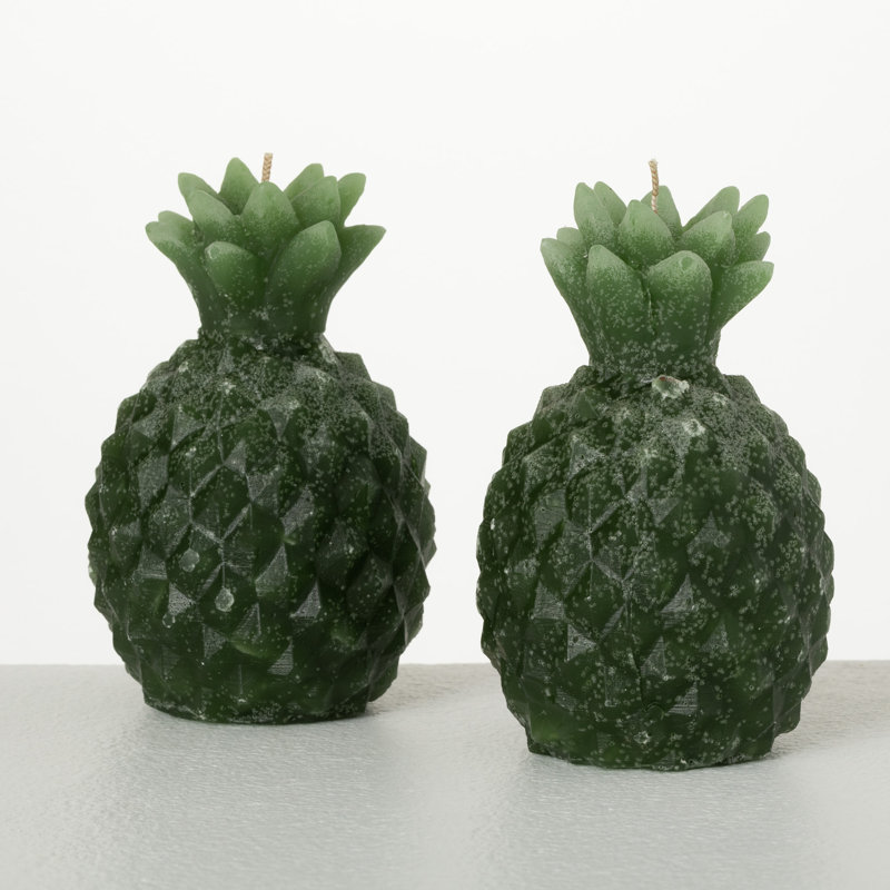Bougie fantaisie ananas Vance Kitira, Vert