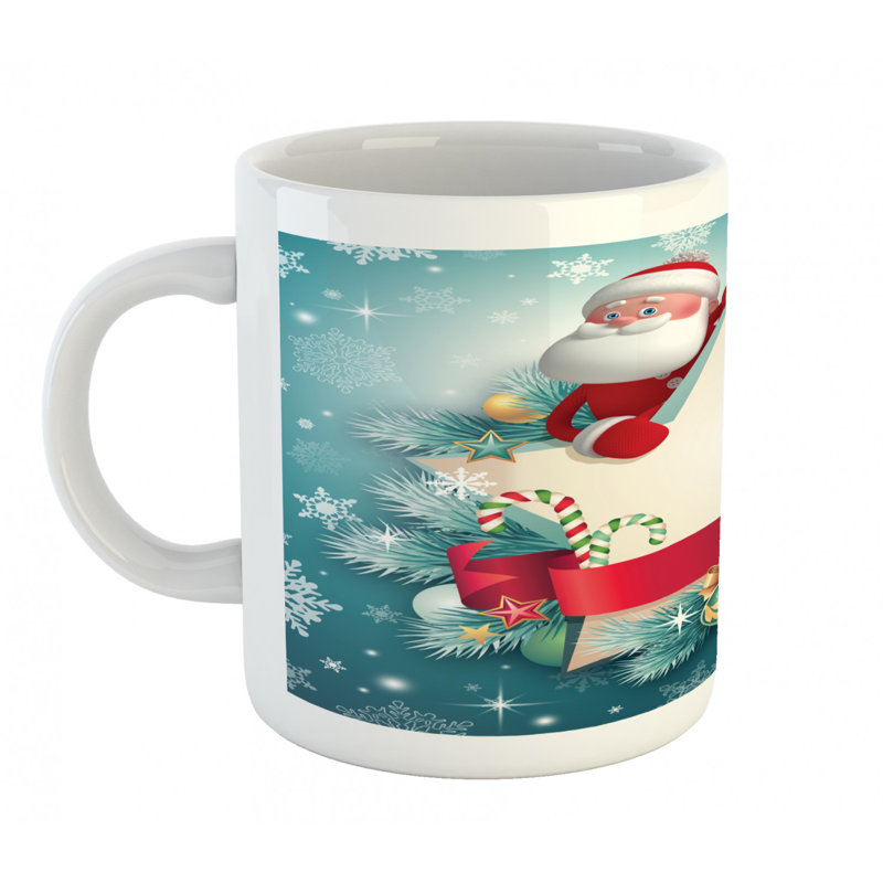 Grande tasse à café père noël
