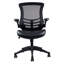 Chaise de bureau à dossier moyen en filet avec accoudoirs réglables Techni Mobile