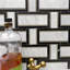 Carreau de mosaïque en pierre naturelle Mingle-36946533