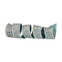 Regency International 4X5Y Scroll Metallic Dupion Fused Ribbon