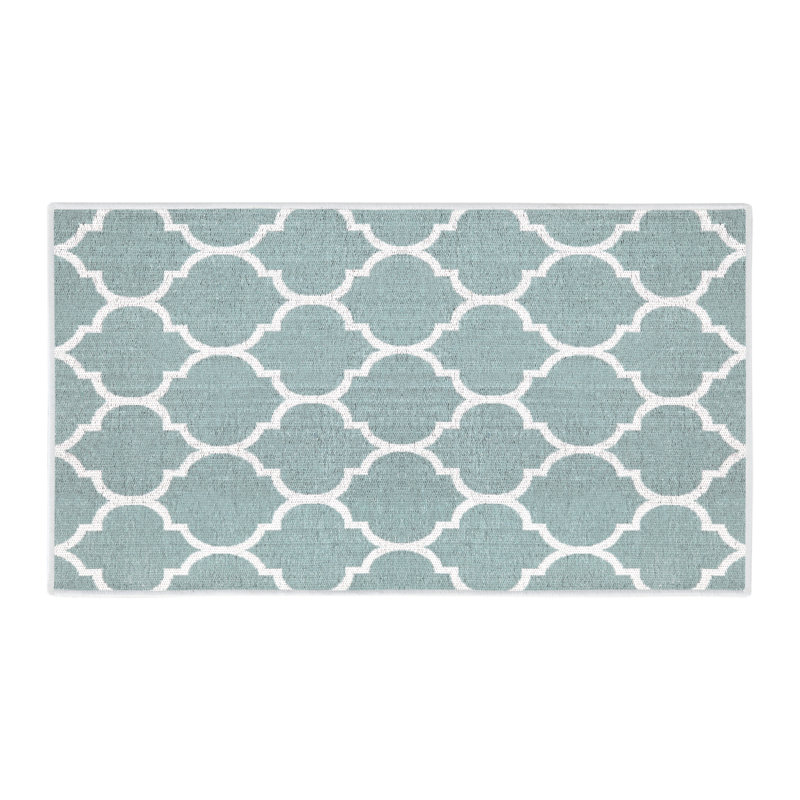 Tapis de litière, H 0,25 po x l 31,5 po x P 20 po, Bleu sarcelle clair